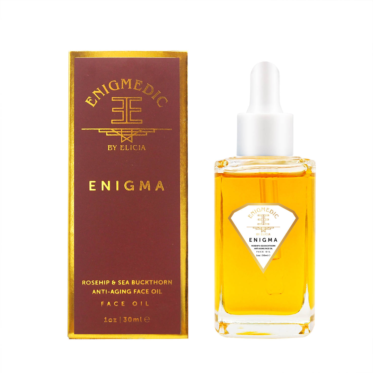 Enigma - Rosehip & Sea buckthorn Anti-Aging Face Oil - For Dry Skin