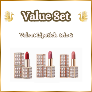 Velvet Lipstick trio 2 - (Value set)